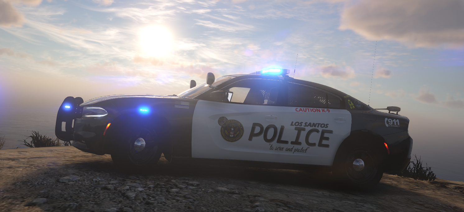 Dodge Charge On Mountain